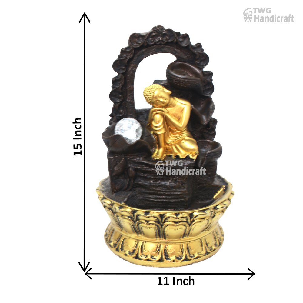 Buddha Indoor Water Fountain Manufacturers in Mumbai Fibre Water Fount