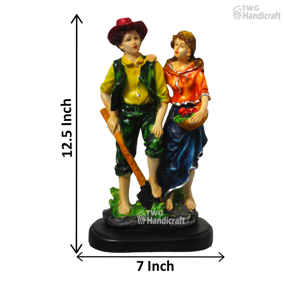 Exporters of Polyresin Couple Figurine Statue | Love Couple Factory Rate
