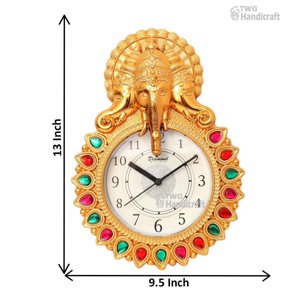 Wall Clock Manufacturers in Kolkatta Ganesha Wall Clock wholsale Rate