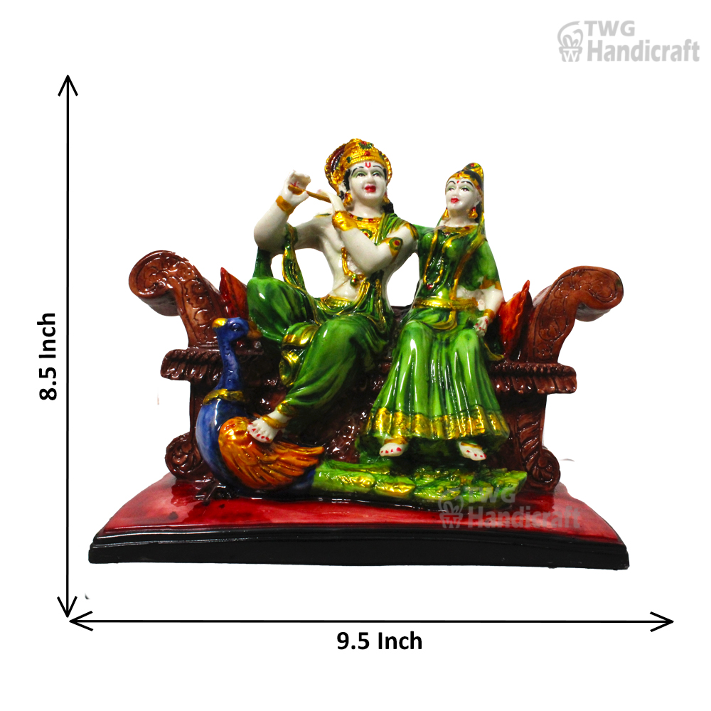 Manufacturer of Radha Krishna Idol TWG Handicraft