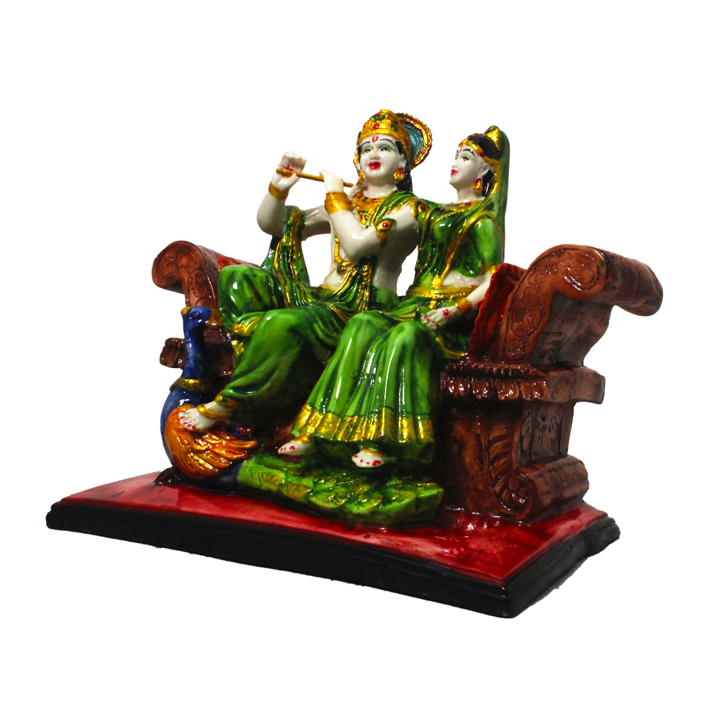 Radha Krishna Murti Figurine