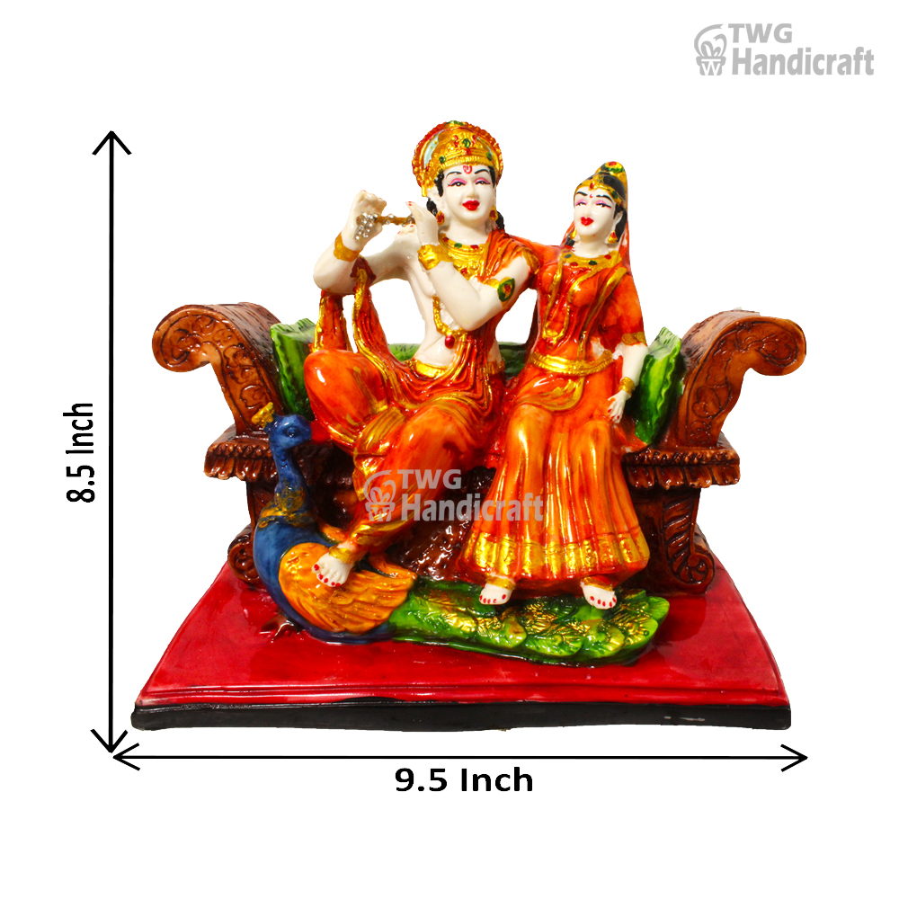 Manufacturer of Radha Krishna Idol indian handicraft statue