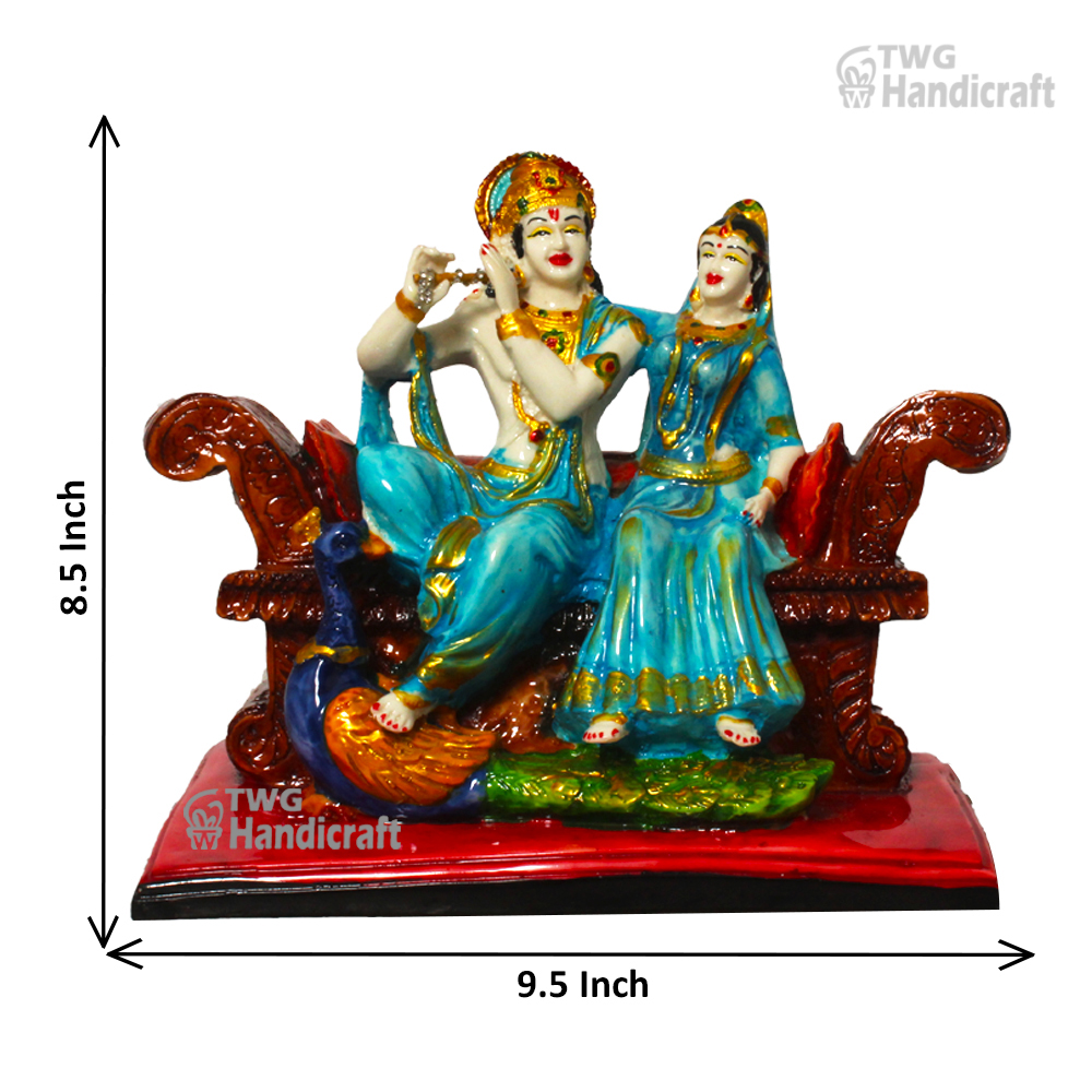 Manufacturer of Radha Krishna Idol made in india statue