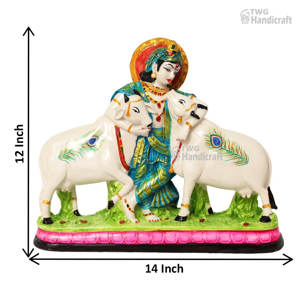 Lord Krishna Statue Manufacturers in Kolkatta Resin Indian God Idols Manufacturer