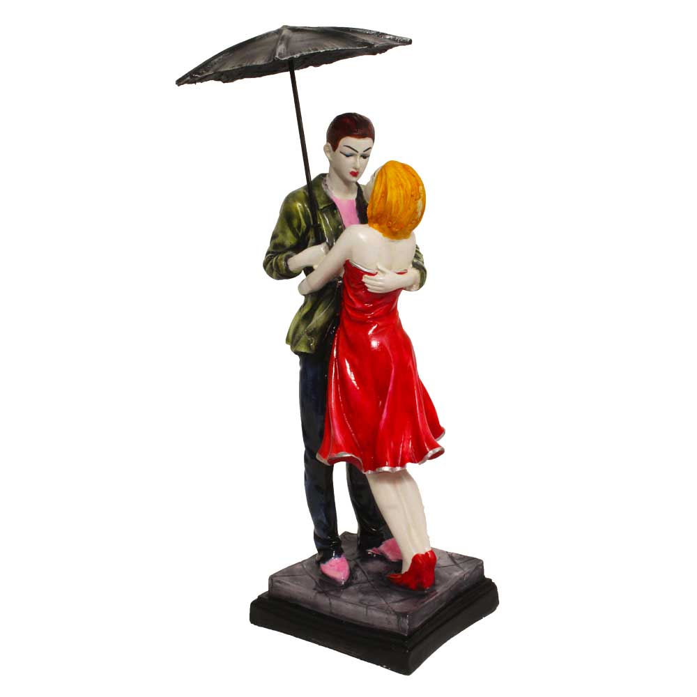 Romatic Western Couple Figurine 15 Inch