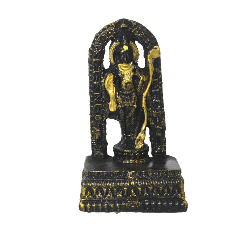 Home Decor Ayodhya Ram Lalla Idol Sculpture 4.25 Inch ( 13 cm )