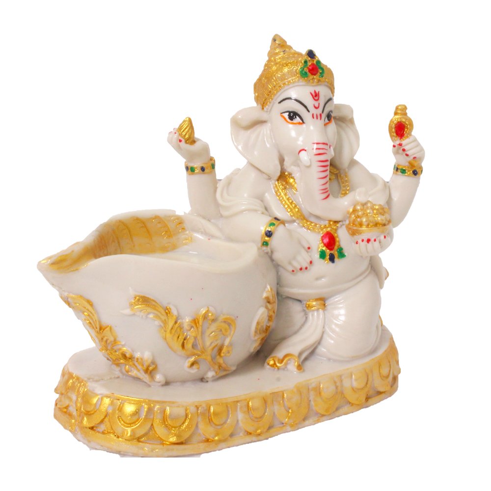 Diya Ganesh Showpiece 5 Inch ( 13 cm )