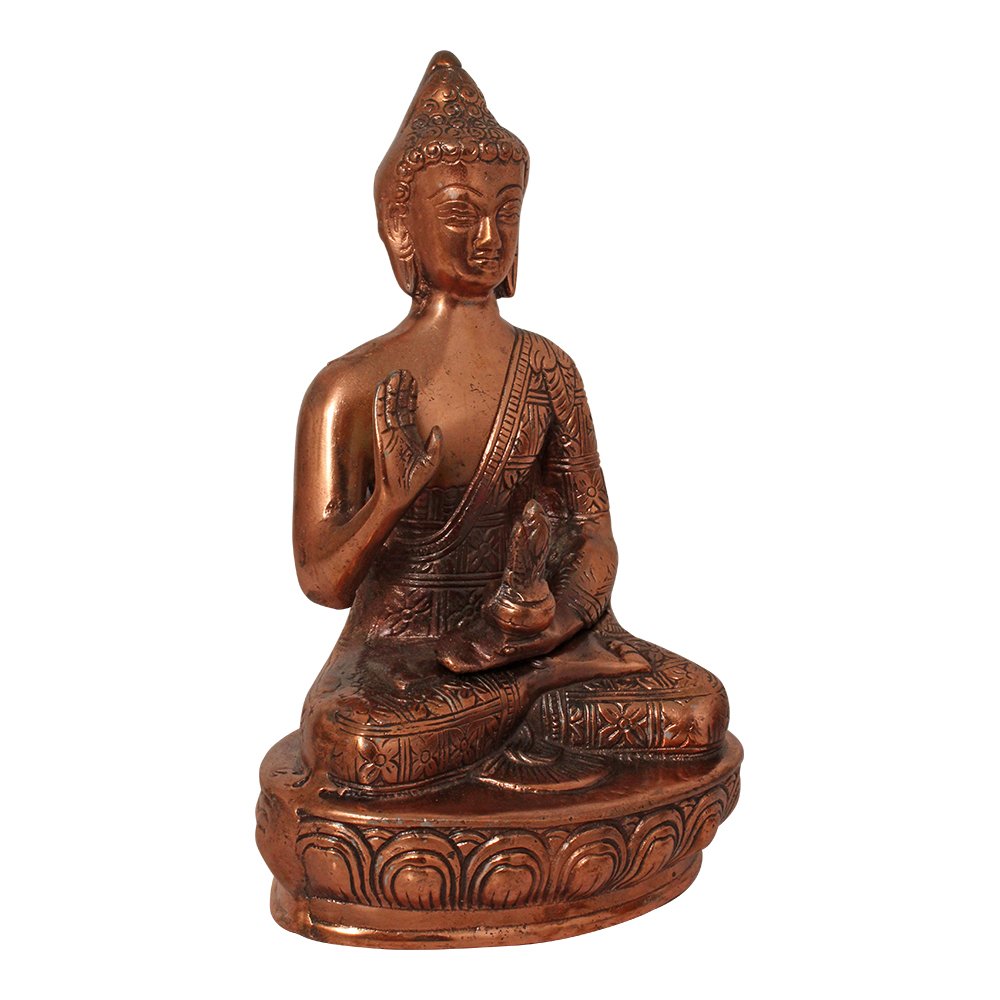 Cast Aluminium Gautam Buddha Statue 11 Inch ( 28 cm )