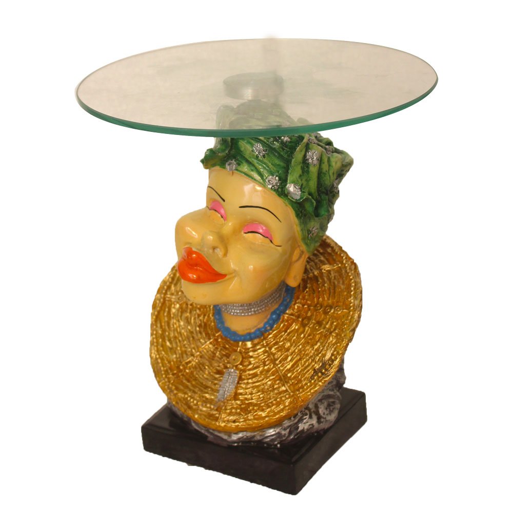 Decorative Nigro Lady Table Showpiece 10 Inch ( 25.5 cm )