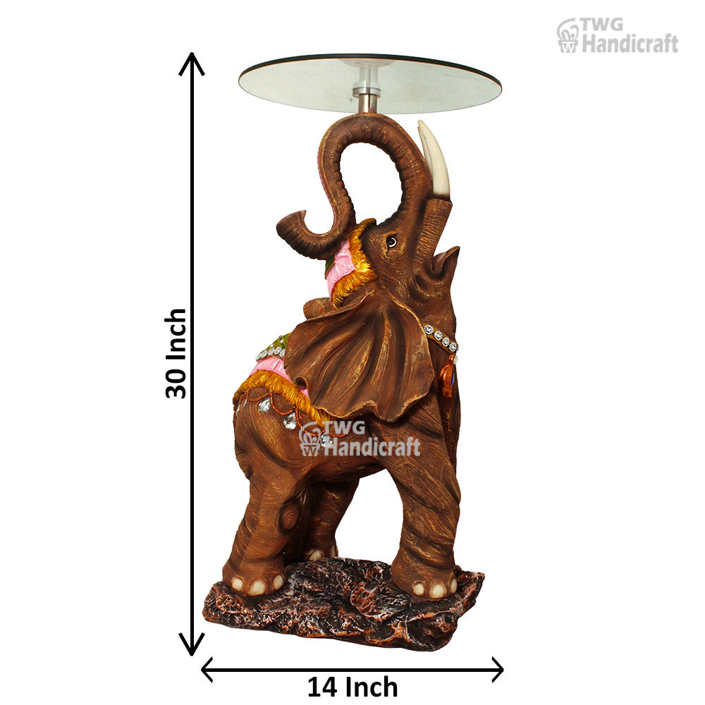 Corner Table Figurines Wholesale Supplier in India | Elephant Corner Table