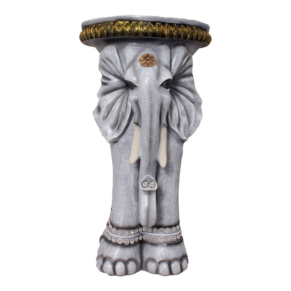 Elephant Figurine Carner Pillar 24 Inch ( 61 cm )