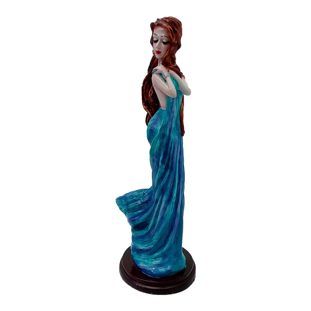 Lady Flower Vase Decorative Showpiece Statue 20 Inch ( 51 cm )