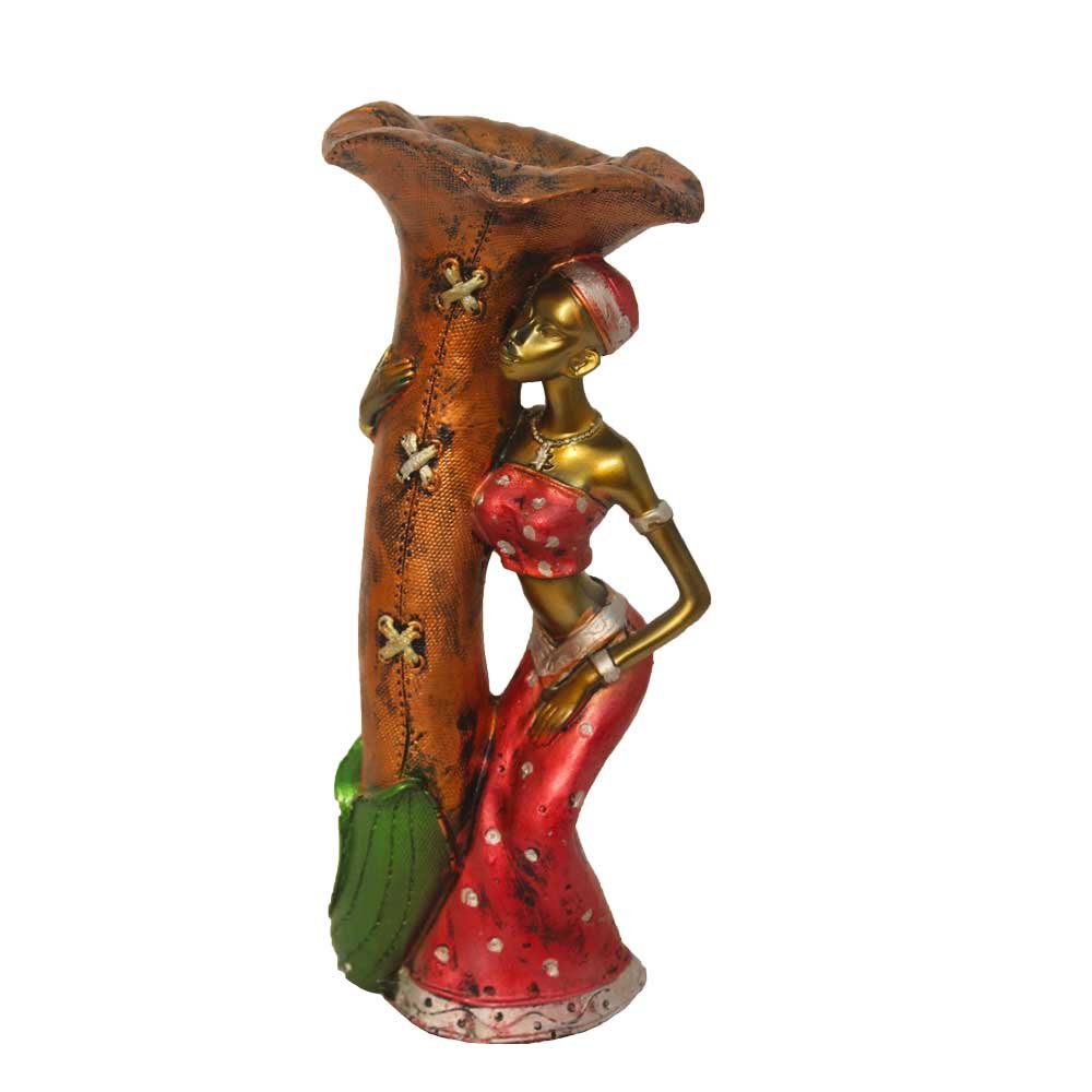 Decorative Lady Flower Vase Showpiece 14 Inch ( 36 cm )