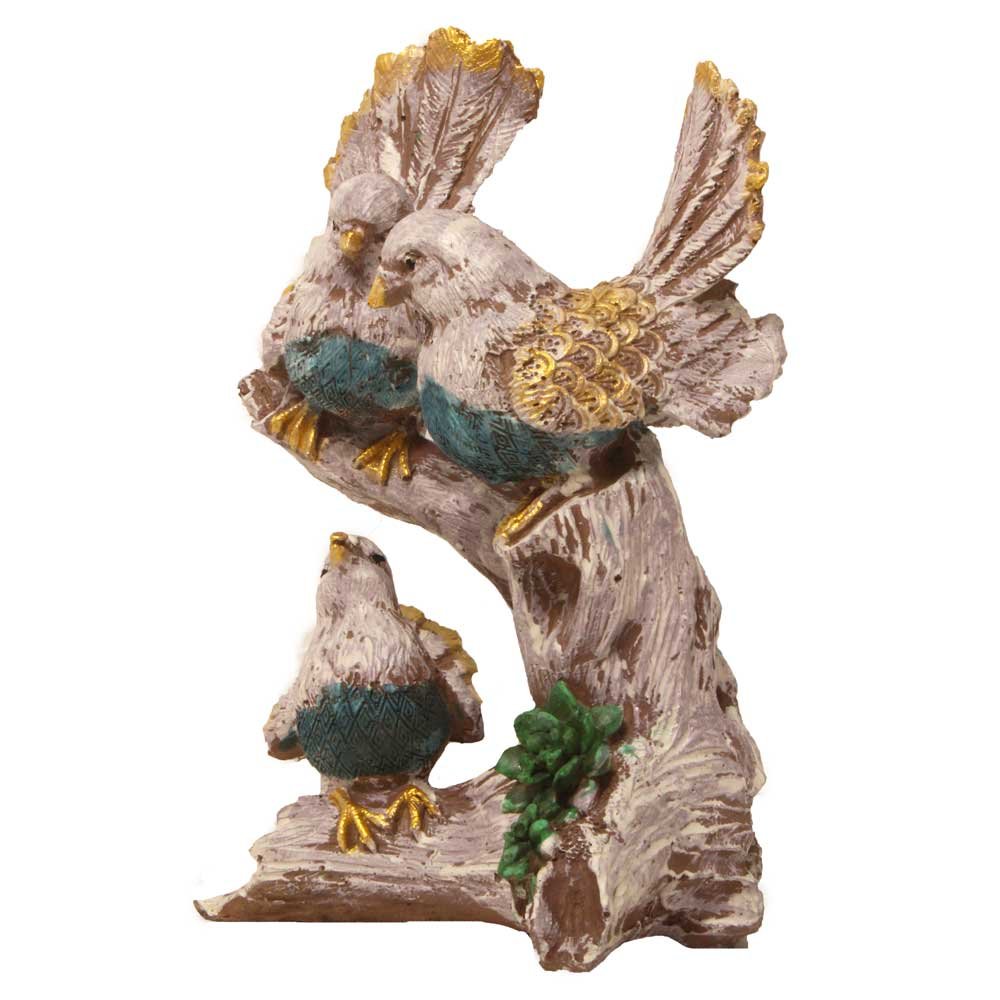 Handicraft Sparrow Bird Decorative Showpiece 8.5 Inch ( 22 cm )