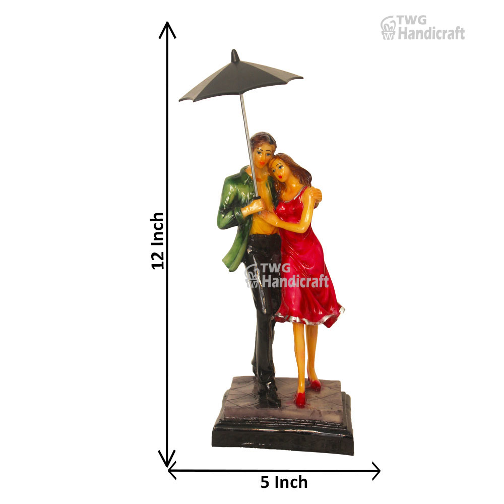Polyresin Couple Figurine Statue Exporters in India 