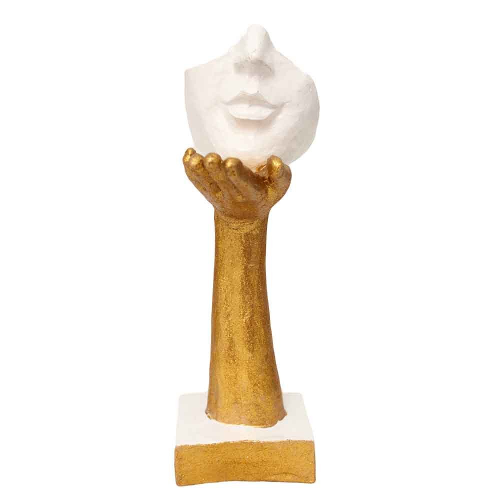 Modern Face Look Statue Showpiece 11.5 Inch ( 29.5 cm )