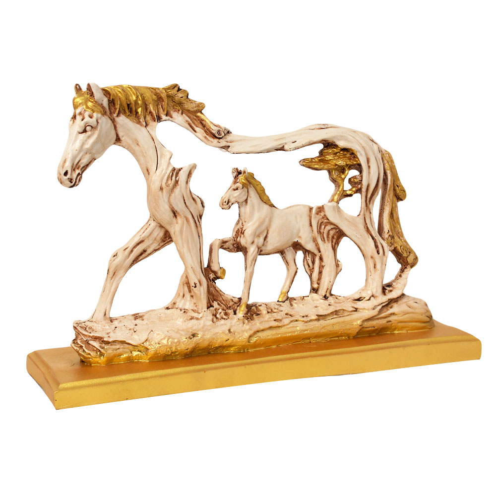 Auntique Horse Statue Showpiece 9 Inch