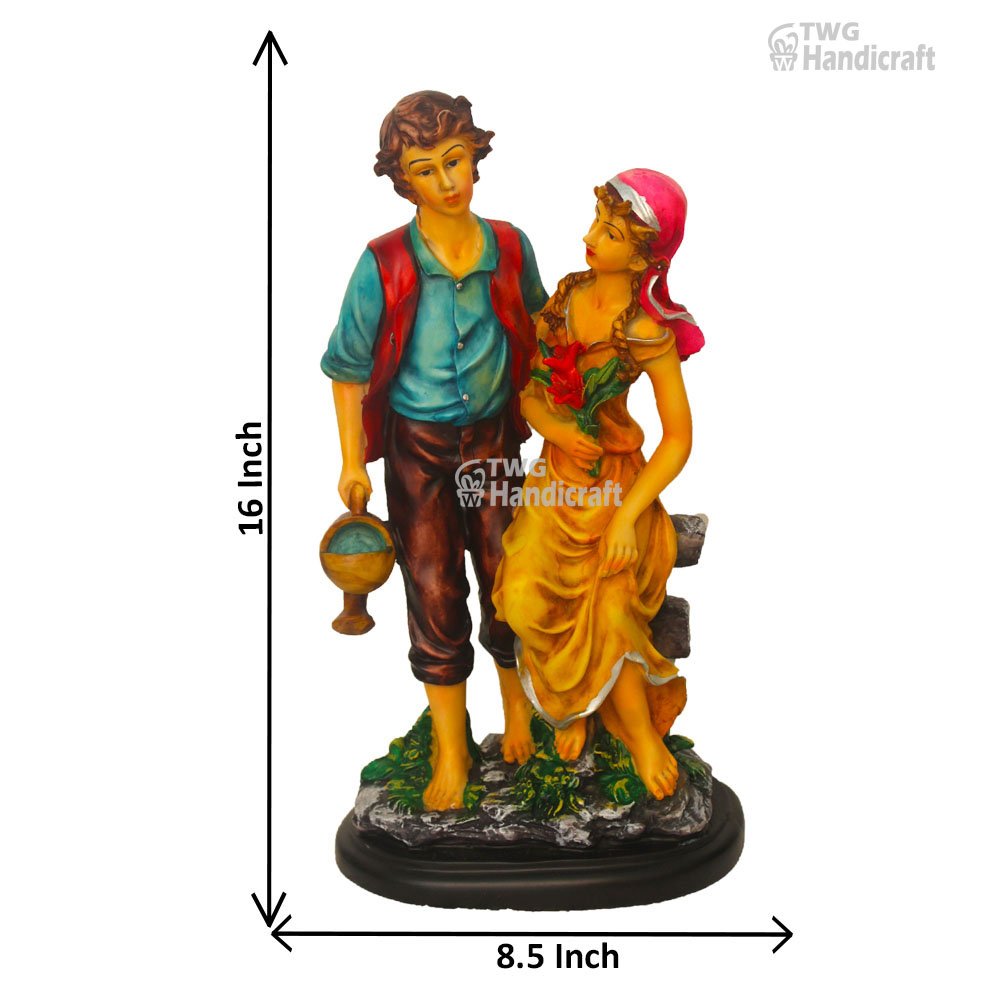 Polyresin Couple Figurine Statue Manufacturers in Kolkatta | Order Direct Factory 