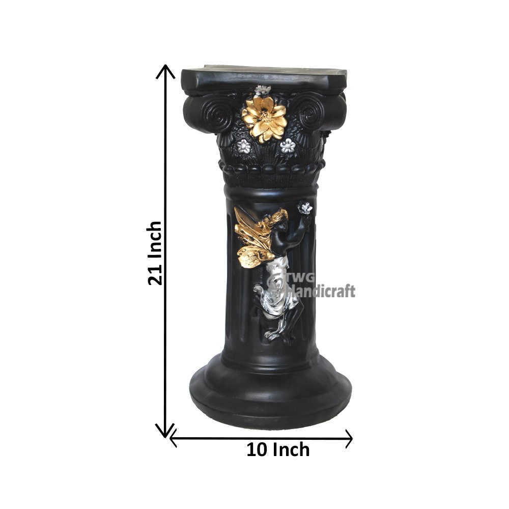 Corner Pillar Showpiece Manufacturers in Kolkatta | Resin Decorative Pillars