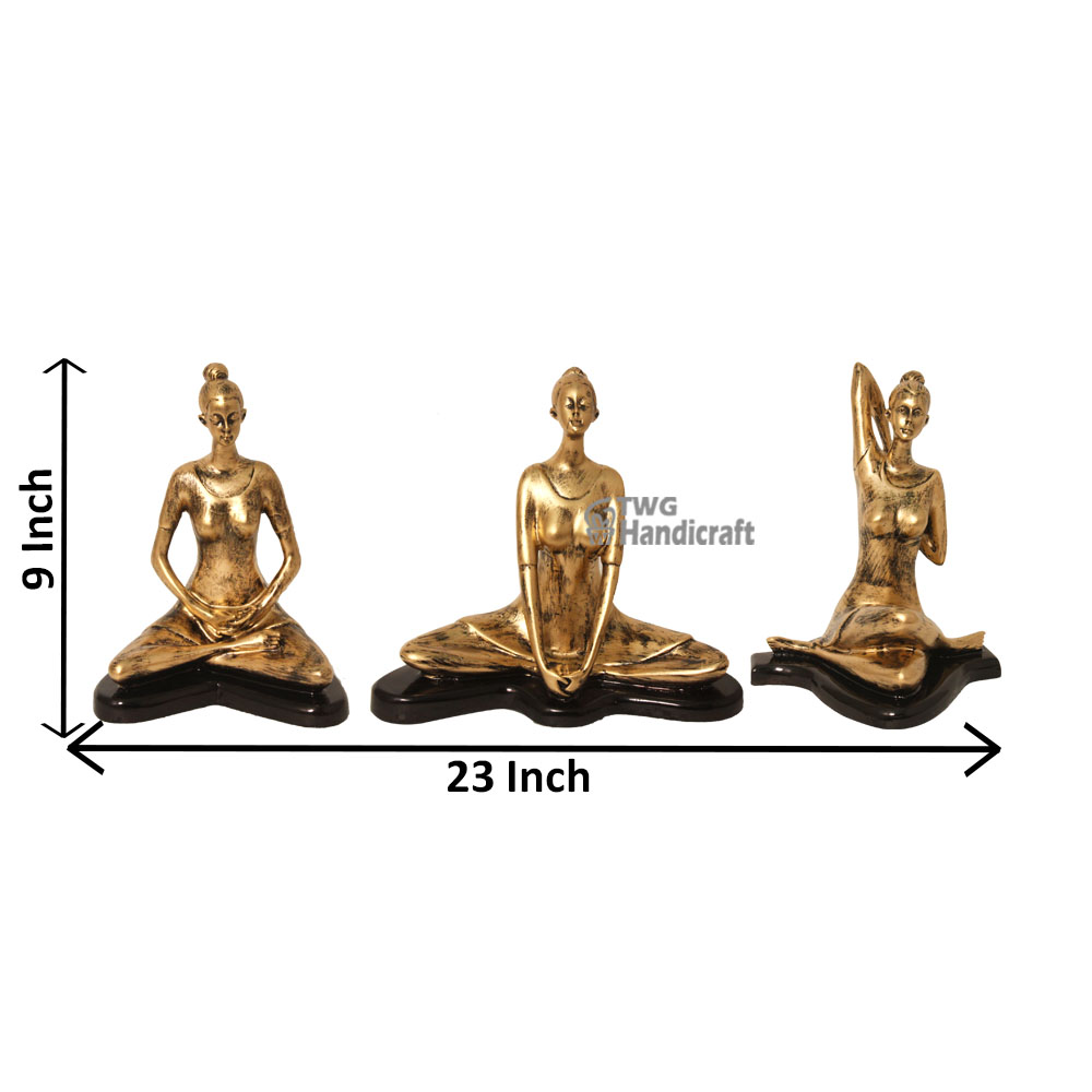 Decorative Figurines Wholesalers in Delhi | Yoga Lady Figurines