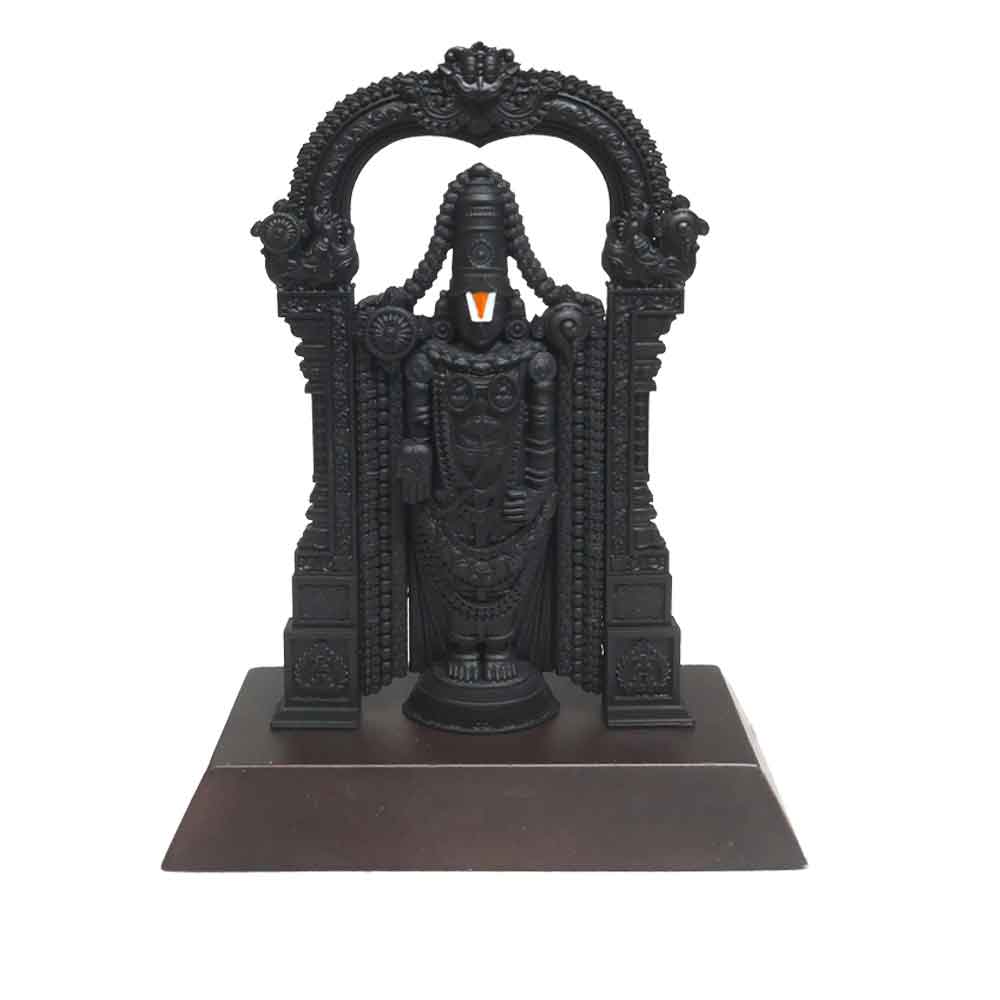 Lord Balaji Statue Showpiece with Base 6.75 Inch