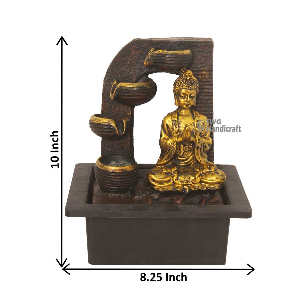 Manufacturer of Buddha Tabletop Water Fountain Made In India