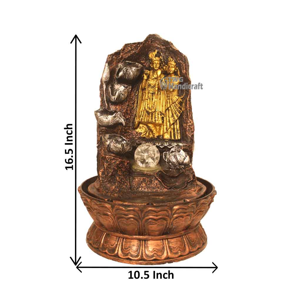 Radha Krishna Indoor Fountain Manufacturers in Meerut Table Top God Fountain