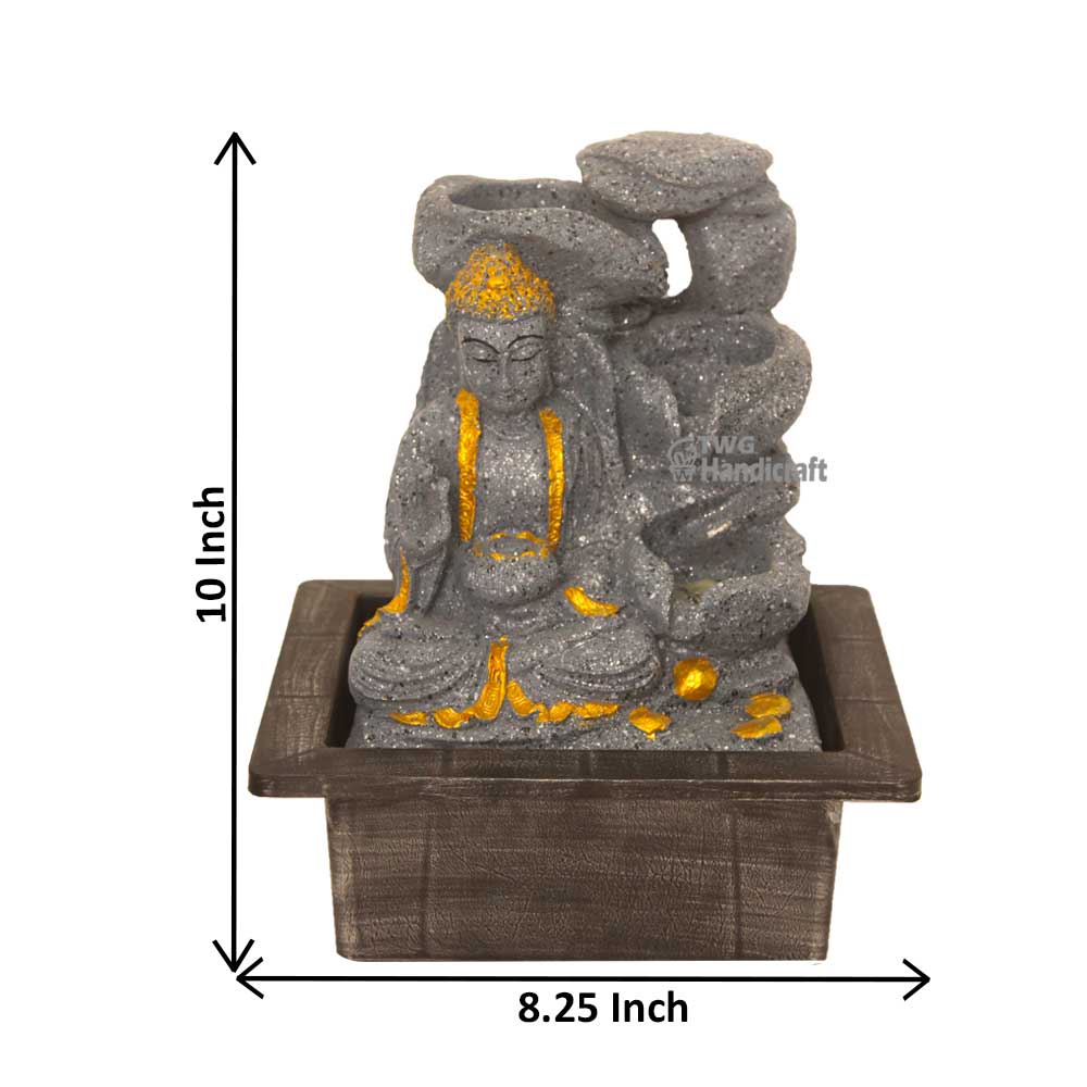 Manufacturer & Wholesale Supplier of Decorative Diya Buddha Water Fountain Showpiece