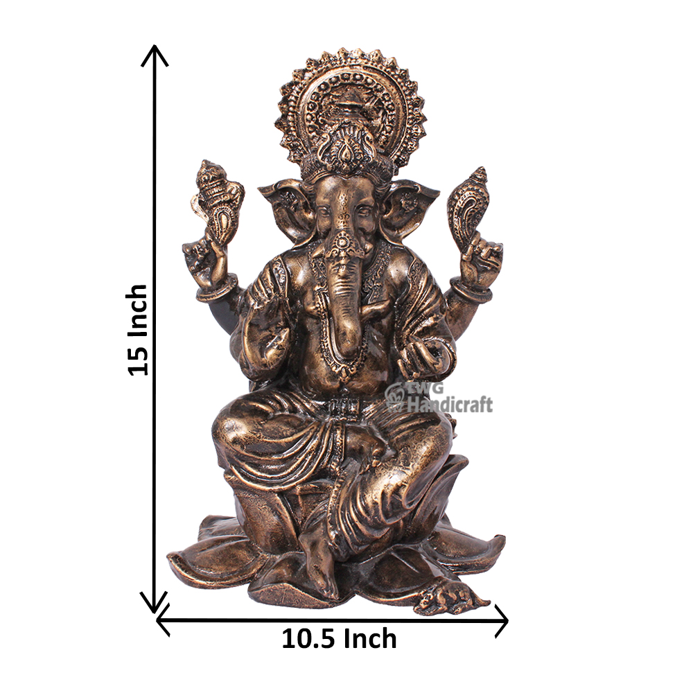 Lord Kamal Ganesha Statue 15 Inch