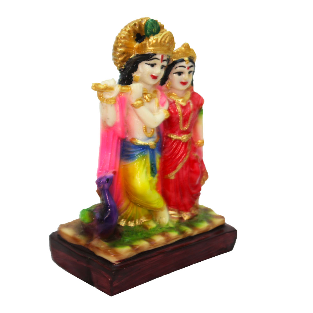 Lord Radha Krishna Statue Idol 5 Inch