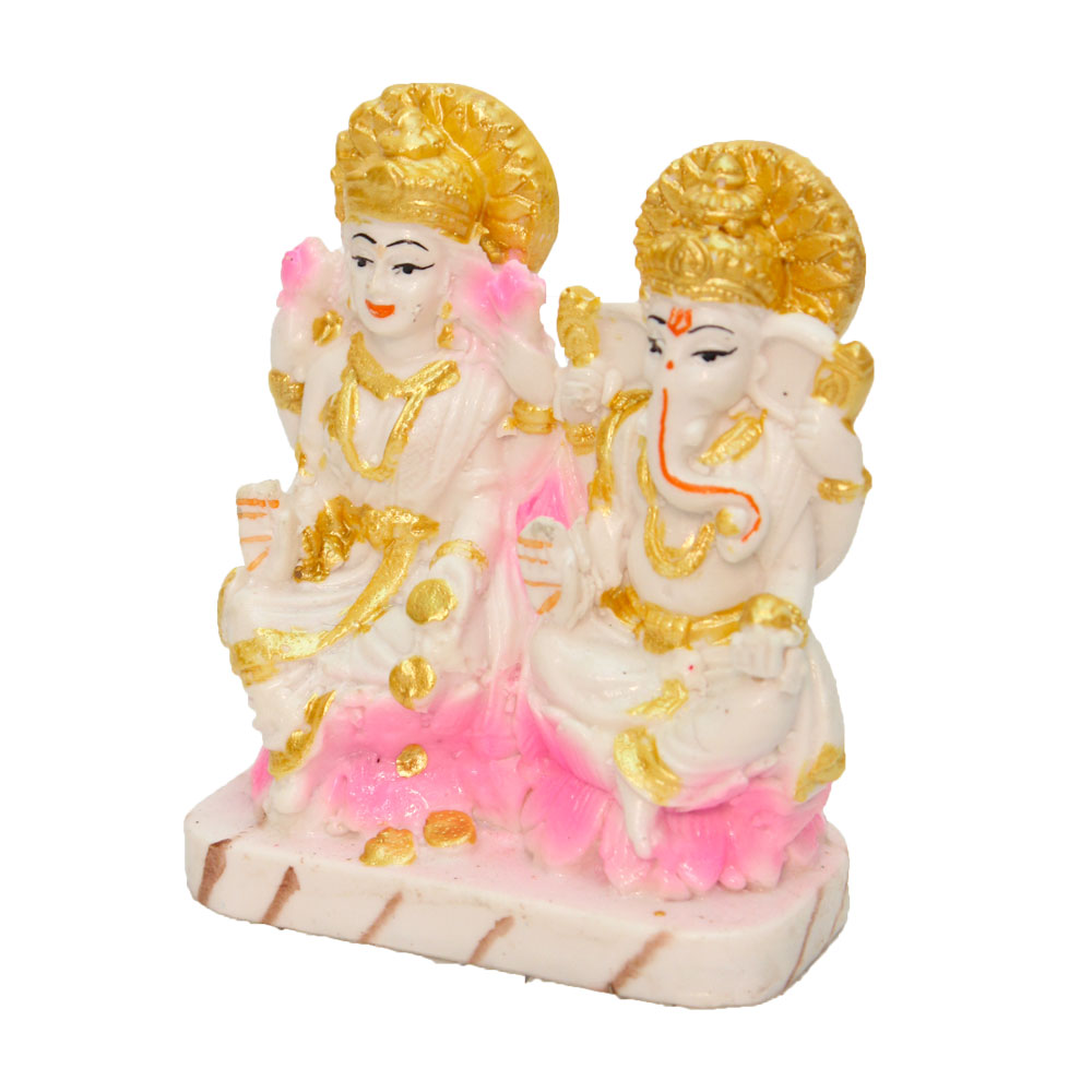 Laxmi Ganesh Statue Idol 4 Inch