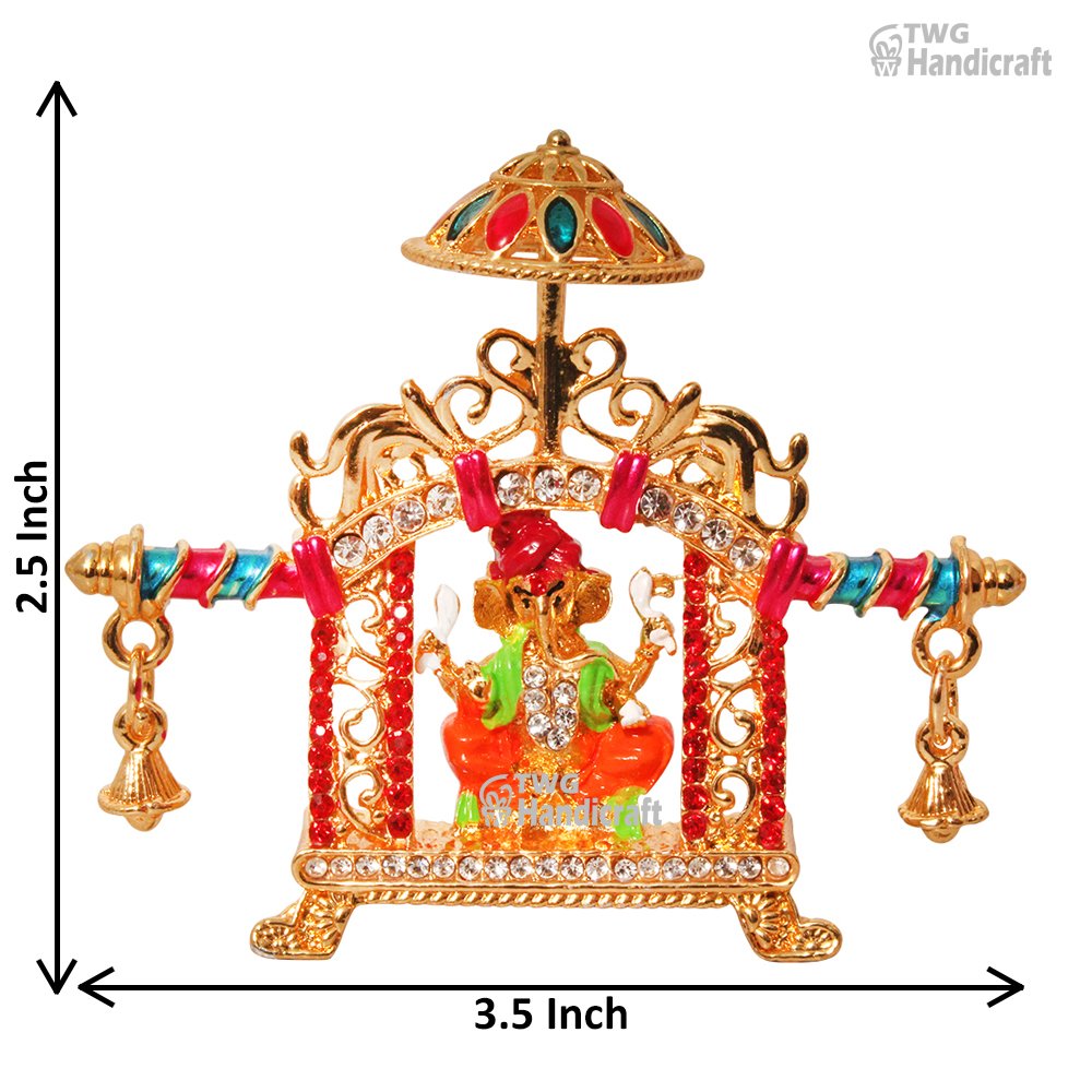 Exporters of Car Dashboard Ganesh Idols metal statue at factory price