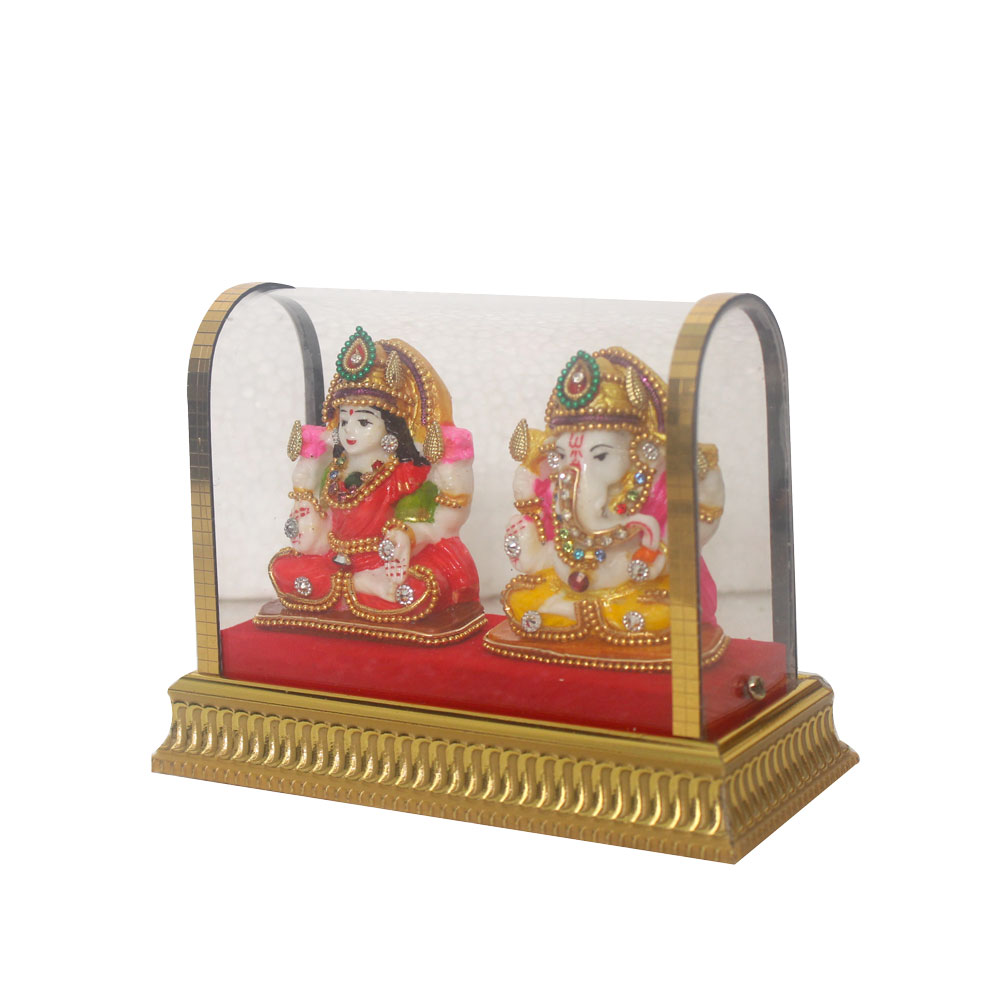 Laxmi Ganesh Cabinet Statue Idol 4.5 Inch