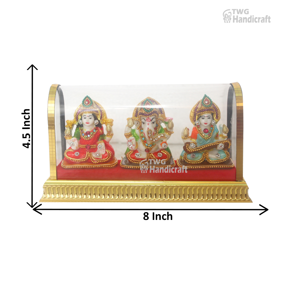Lakshmi Ganesh Cabinet Manufacturers in Kolkatta Small Size Laxmi Ganesh Statue