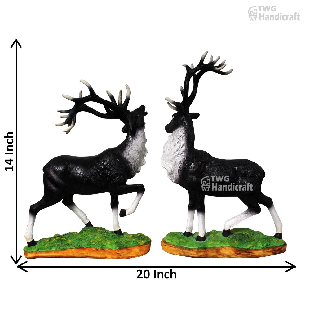 Deer Sculpture Wholesalers in Delhi | Deer Statue Showpiece Factory Ra