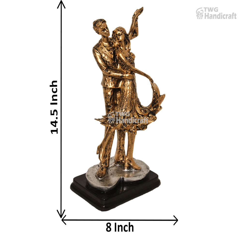 Polyresin Couple Figurine Statue Manufacturers in India | Antique Look