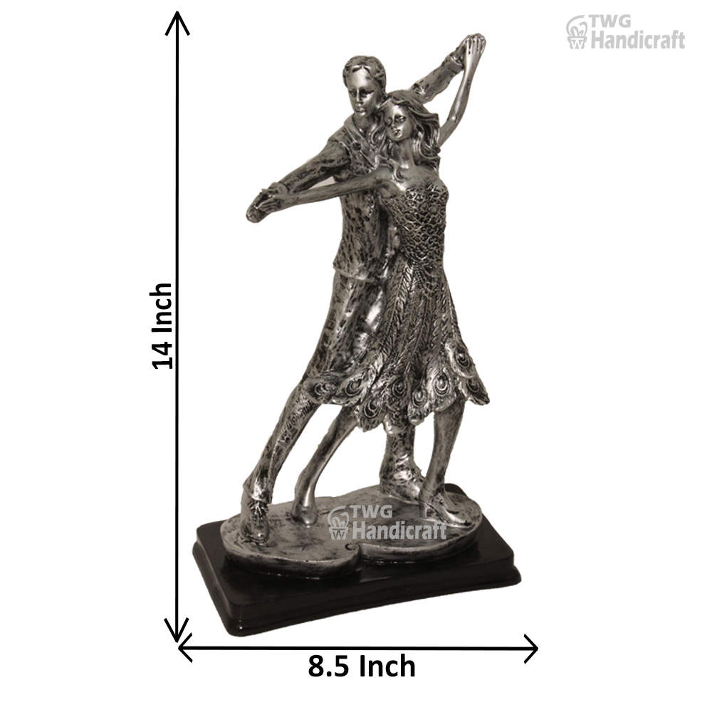 Polyresin Couple Figurine Statue Manufacturers in Meerut | Antique Loo