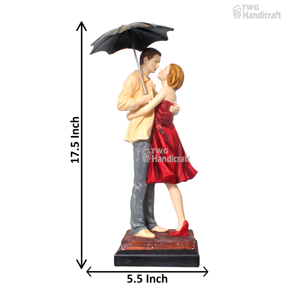 Couple Statue Wholesalers in Delhi | Umbrella Couple Statue Factory