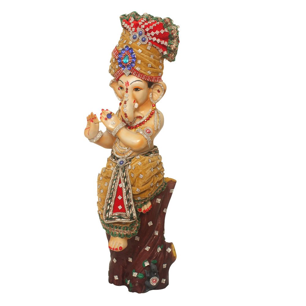 Lord Ganesha Idol Jewllery Decorated Statue 23 Inch ( 58.5 cm )