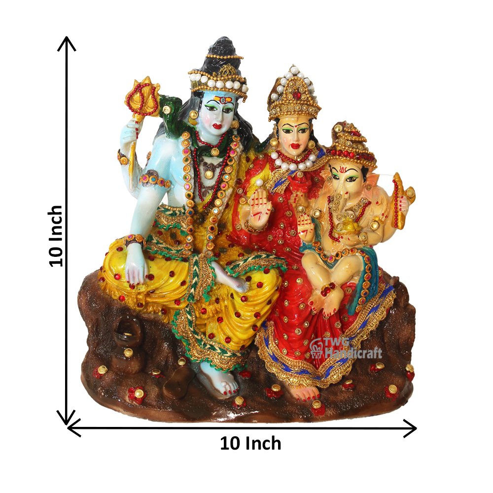 Shiv Parivar Statue Murti Wholesale Supplier in India | Resin Handicraft Statue Factory