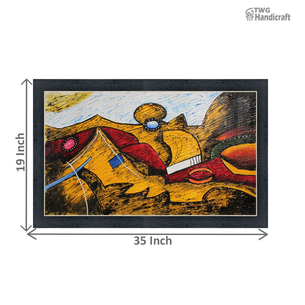 Textured Canvas Paintings Manufacturers in Karol Bagh Delhi Modern Art Paintings