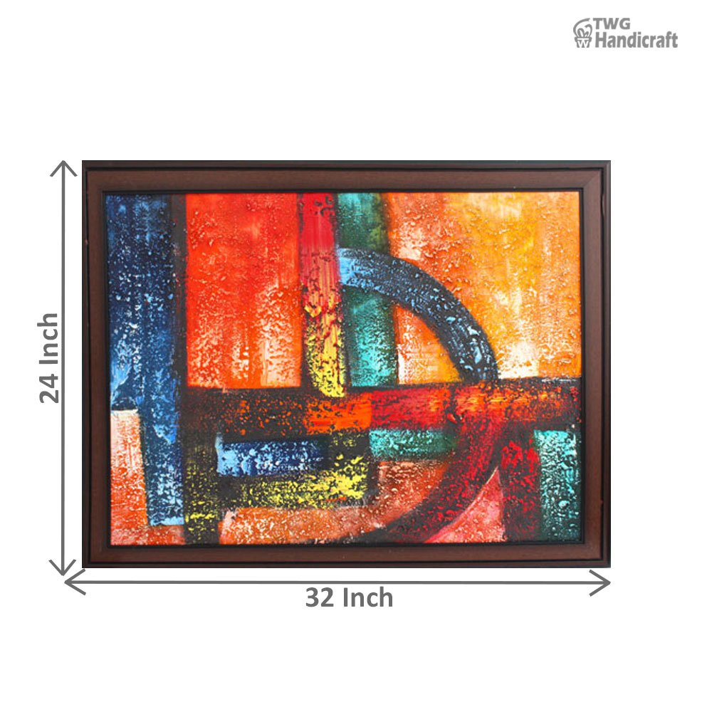 Textured Canvas Painting Wholesalers in Delhi Modern Art Canvas Painting