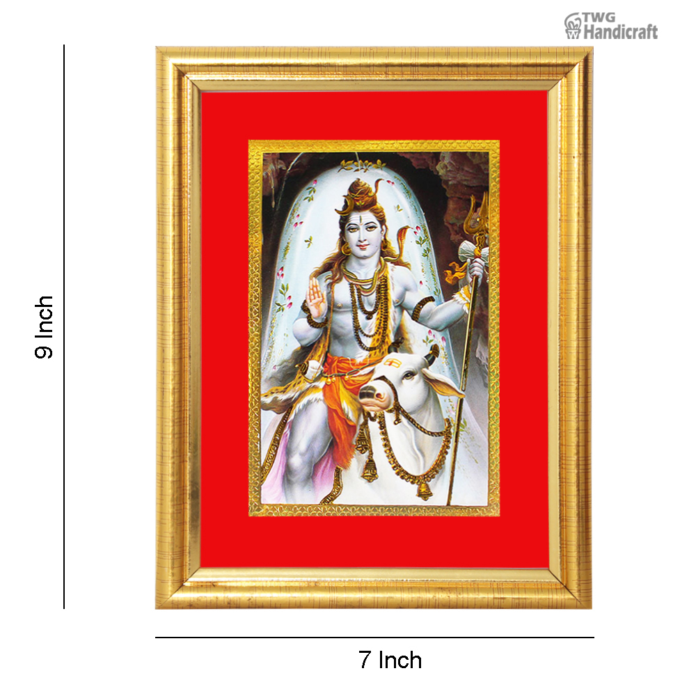 God Frames For Pooja Mandir Manufacturers in Delhi Lord Shiva Golden Frames