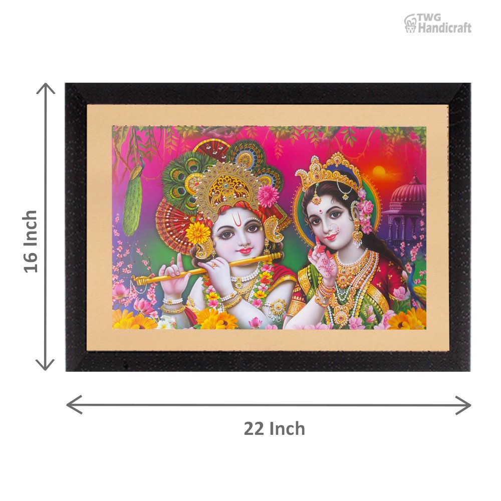 Manufacturer & Suppliers of Radha Krishna Paintings - TWG Handicraft