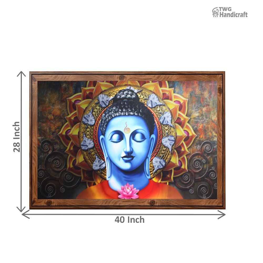 Exporters of Buddha Painting Modern Art Paintings for Resorts