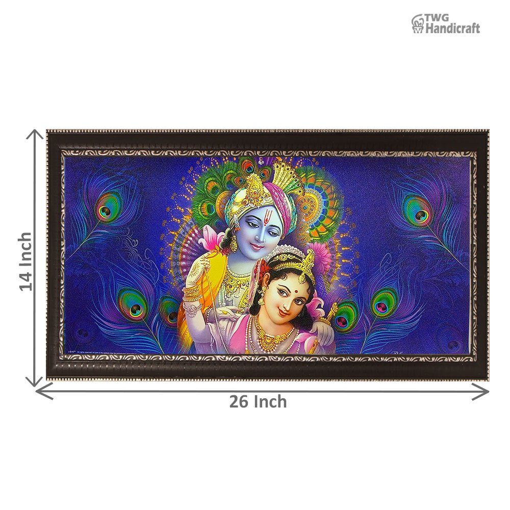 Radha Krishna Painting Suppliers in Delhi Sparkle Laminated paintings