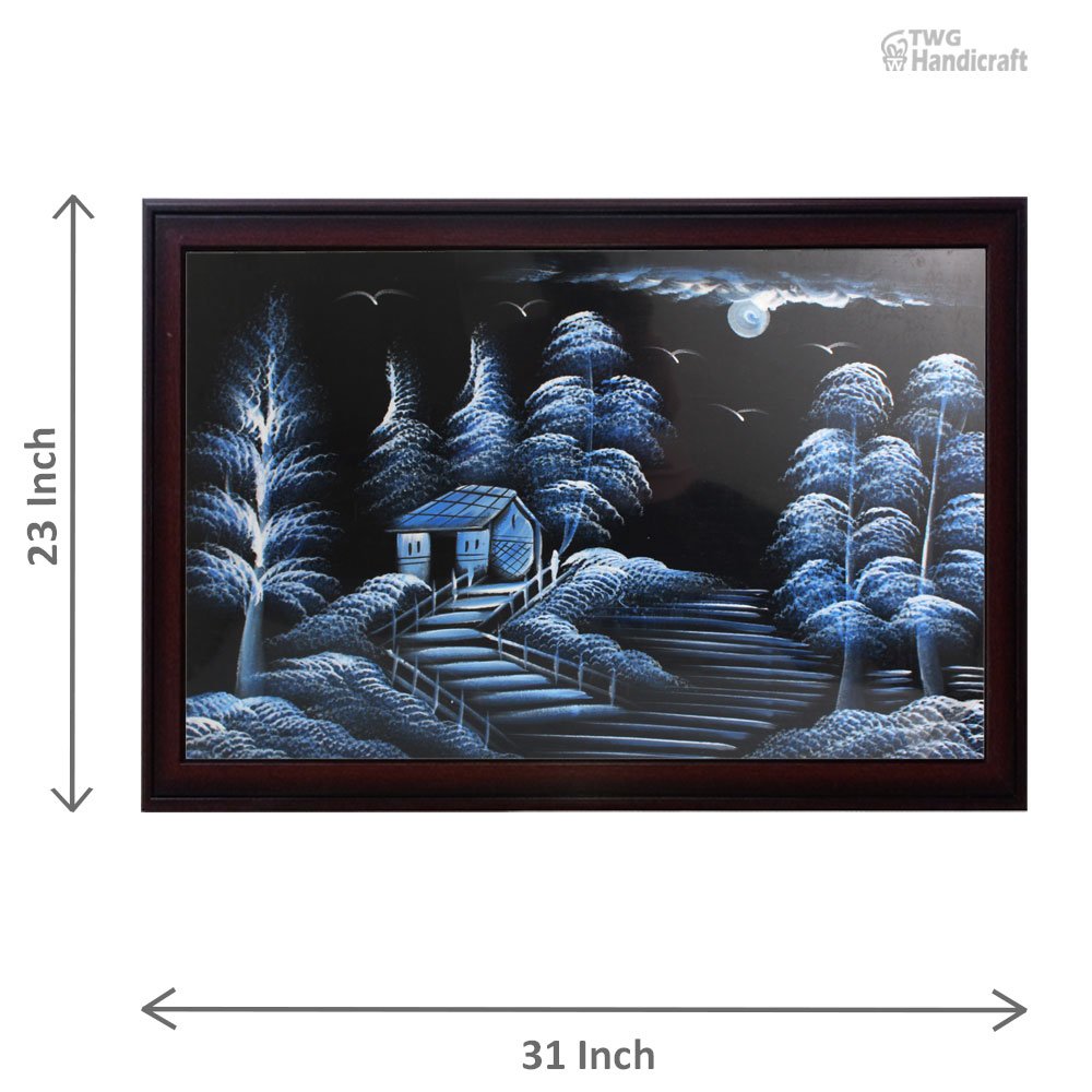 Exporters of Nature Paintings Forest view Paintings with Framing