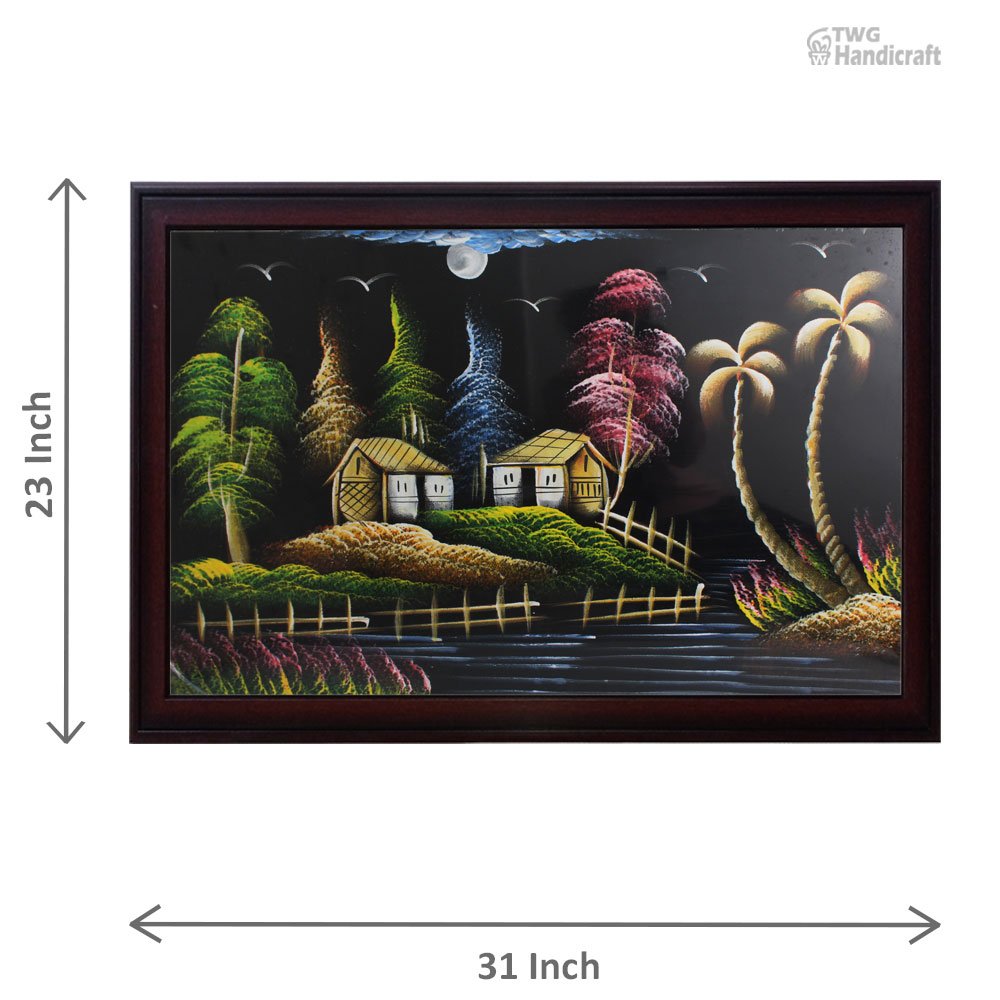 Nature Paintings Manufacturers in Chennai Forest view Paintings with Framing