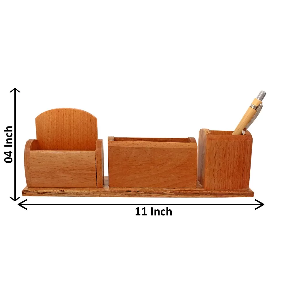 Wooden Pen Stand 4 Inch - 11X0885L000XTEA