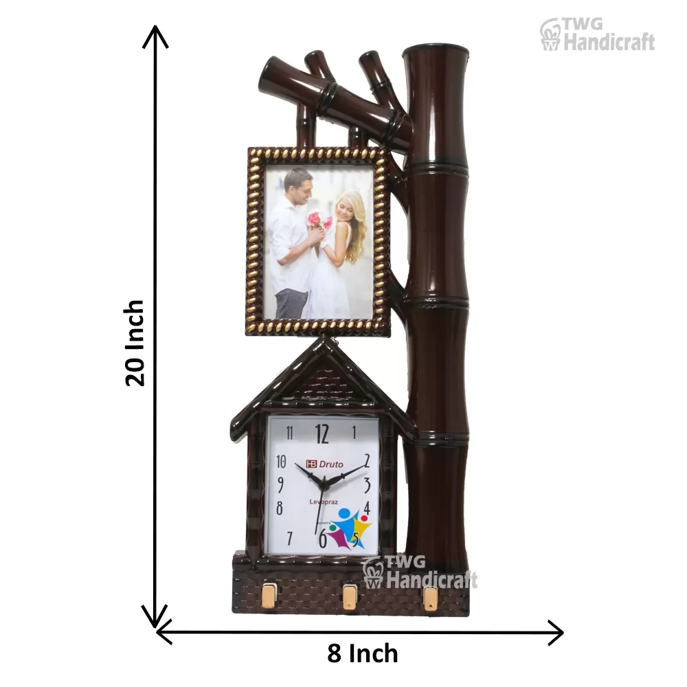 Wall Hanging Photo Frame Clock 20 Inch - 